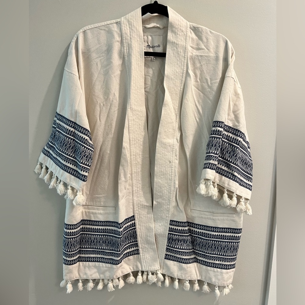 MADEWELL cotton jacket/coverup